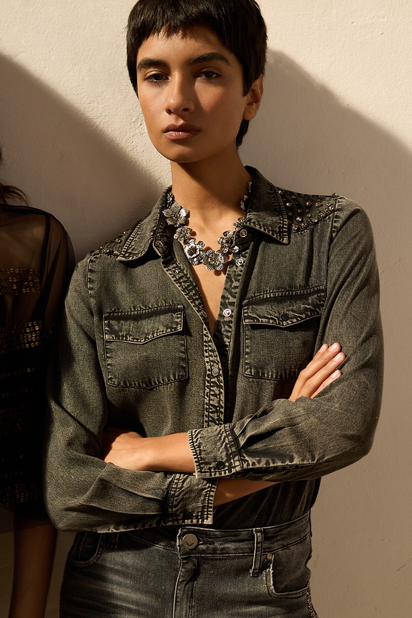 camisa texan detail