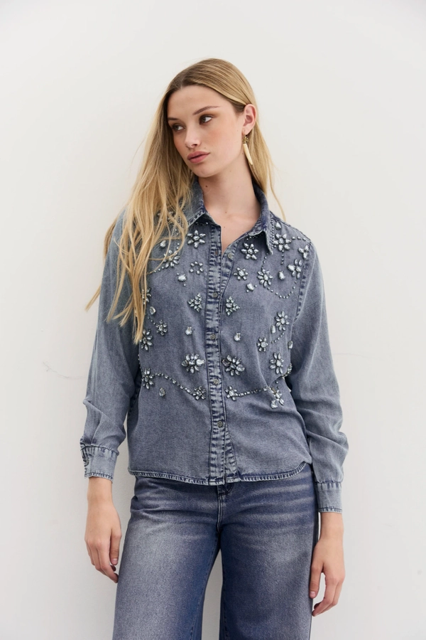 camisa metal cristal