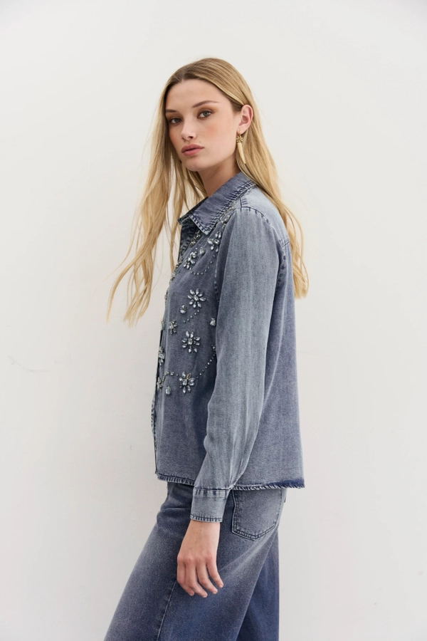 camisa metal cristal