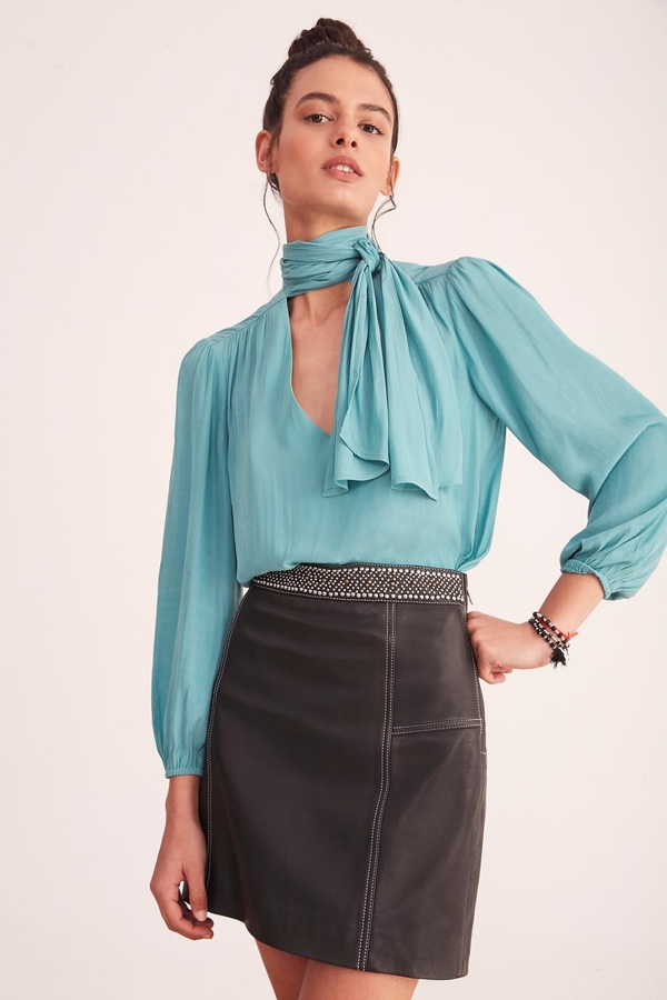 Falda Oposite Cuero